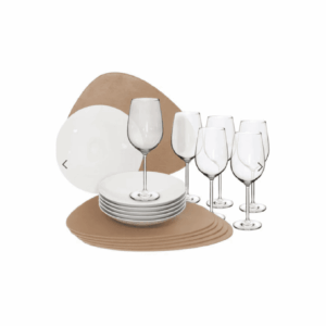 Aparelho de Jantar 18 Peças para Massa Orgânico para 6 Pessoas - La Ville Collection