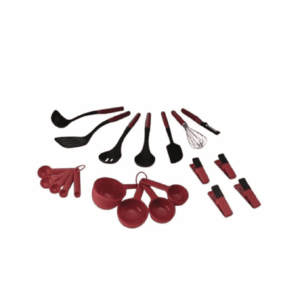 Conjunto Utensílios de Cozinha 20 Peças Vermelho Kitchenaid