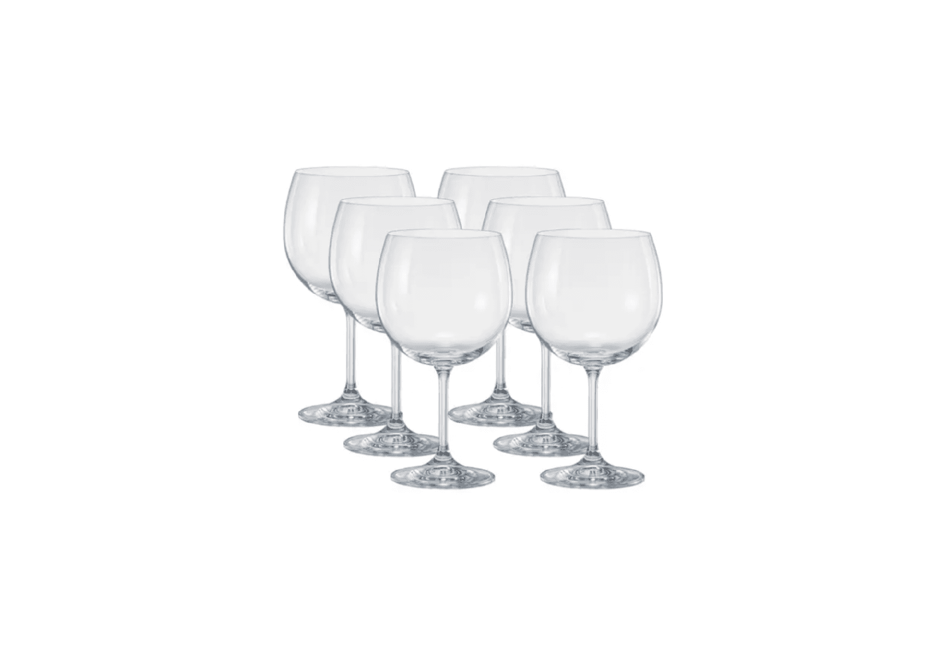 Jogo de Taças para Gin Tonica Anna em Cristal Ecológico 600ml e 6 Peças - Bohemia