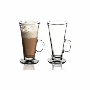 Kit 10 Taças Cappuccino de Vidro Importada Caneca 310 ml Coffee