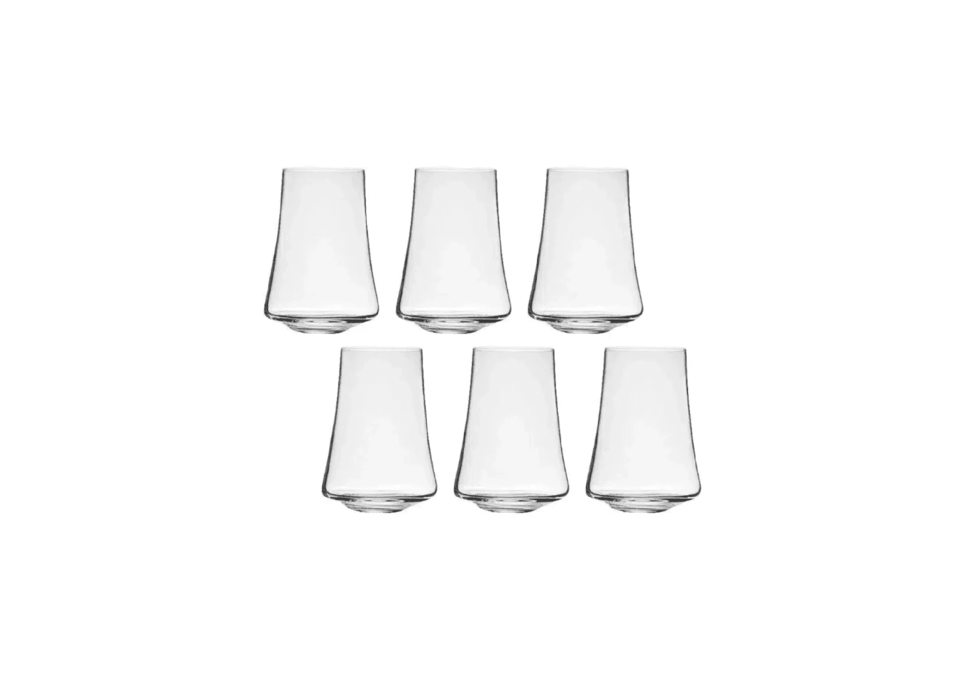 Kit com 6 Copos Long Drink em Cristal Sommelier 400Ml