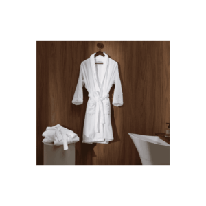 Roupão 100% Algodão Feminino Amália Branco - Trussardi